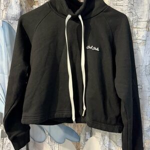 Bad Birdie Black Women's crop sweatshirt with White Accents
MAKE ME AN OFFER!!!